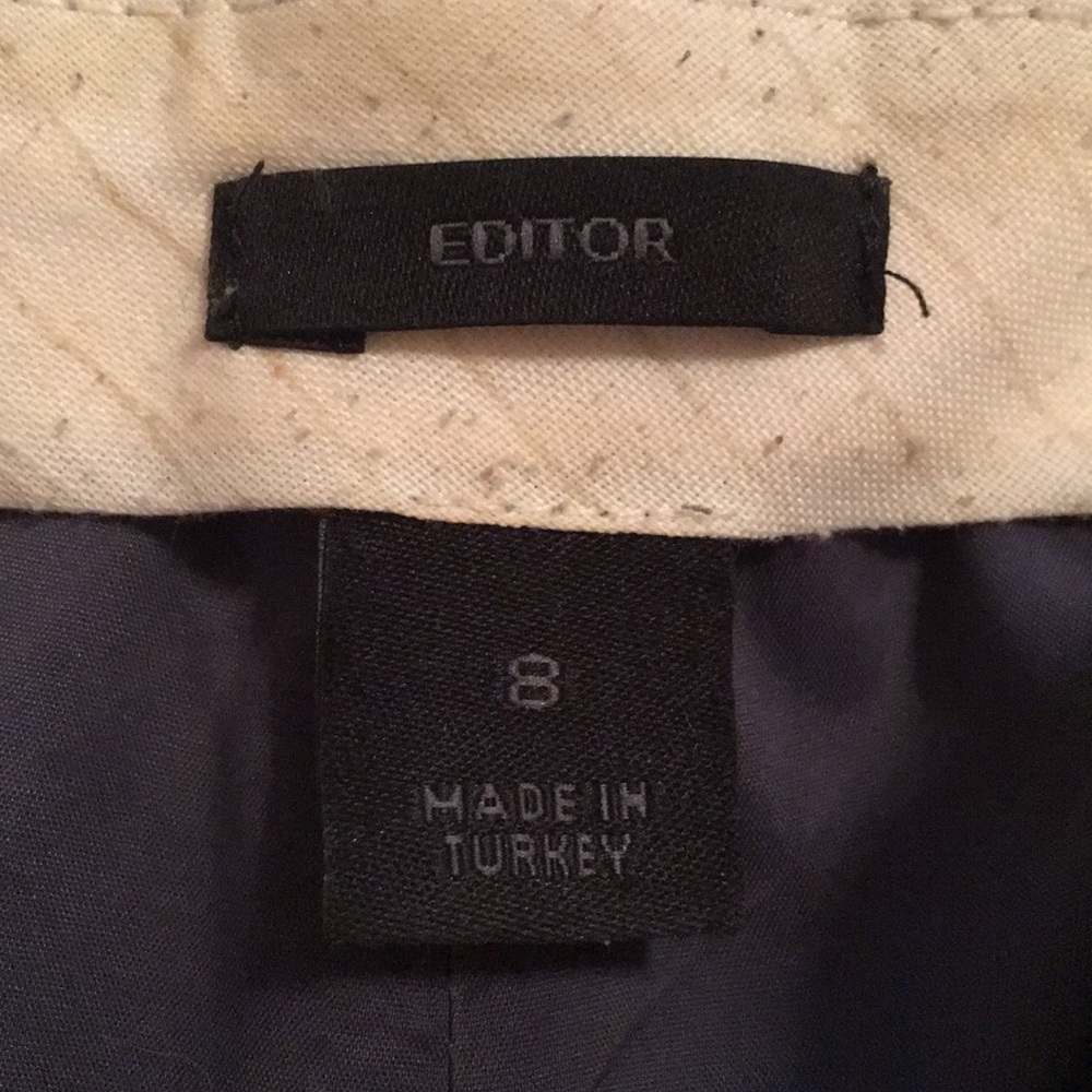 Express Editor Gray Wool Pants Size 8 Sparkles! - image 5